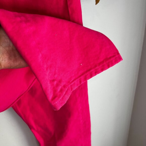 Etica Womens Rhea Mid Rise Straight Leg Denim Size 30 in Raspberry Pink - Picture 3 of 9